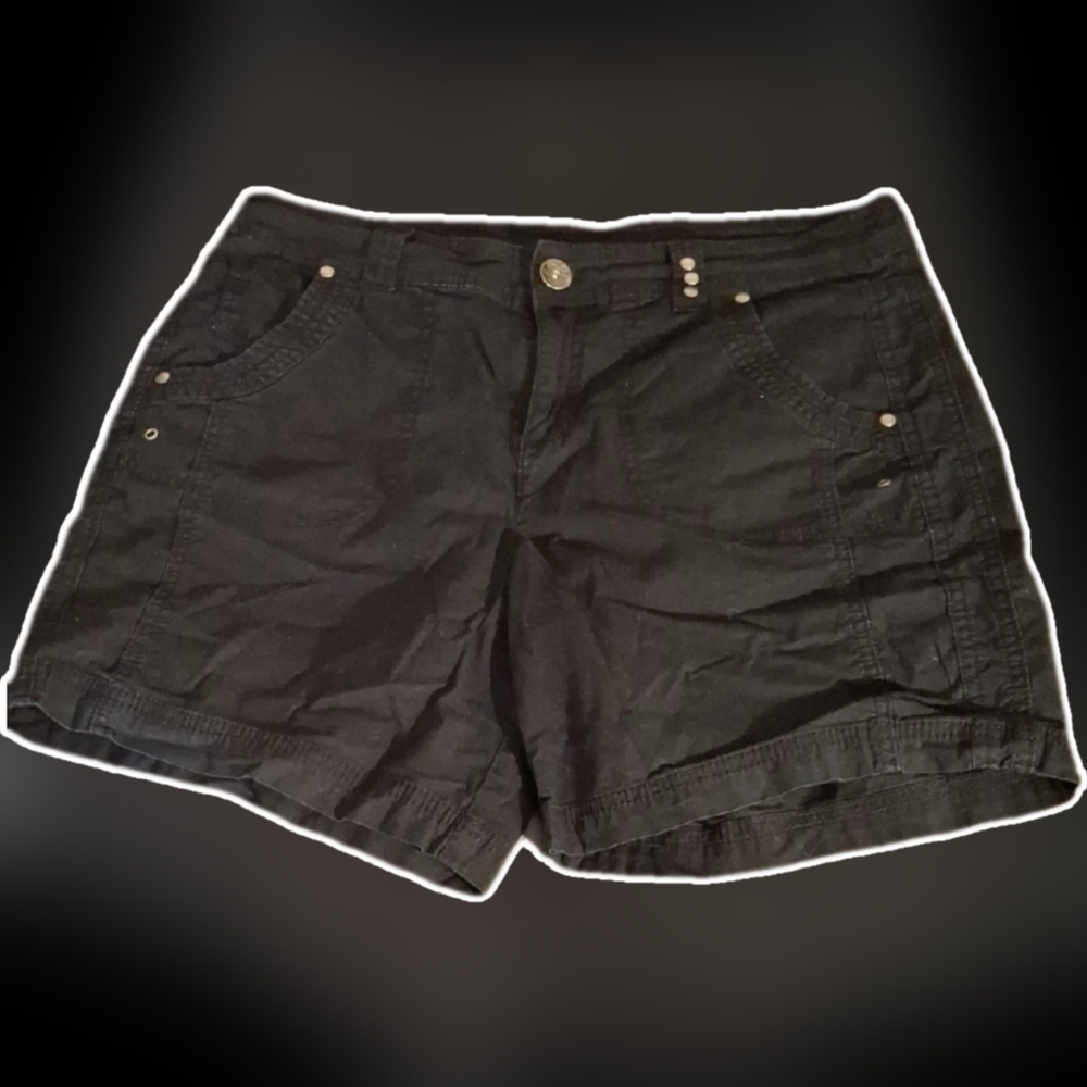 Style & Co Black Cargo Shorts with Relaxed Fit
